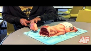 Realistic baby cake!