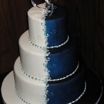 blau weiss torte